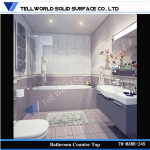 Tw White Acrylic Bathroom Face Wash Sink