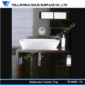 Vanity Top Artificial Stone Sinks,Manmade Stone Wash Basin