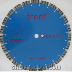 Diamond Sintered Hot Pressed Blades with Protection for Cutting