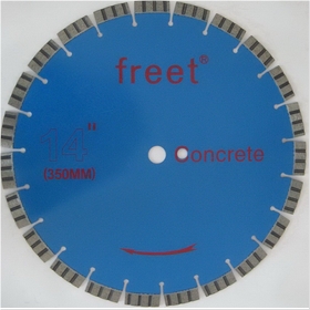 Diamond Sintered Hot Pressed Blades with Protection for Cutting