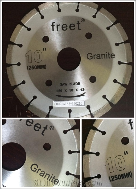 Freet 350mm Diamond Silver Welding Saw Blades for Granite