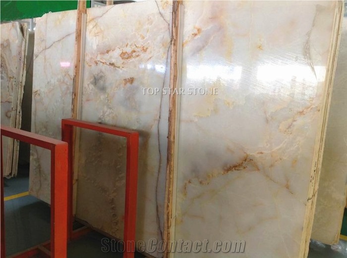 Aaa Quality Snow White Onyx Slabs, Naghadeh White Onyx Slabs & Tiles