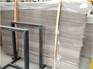 Grey Wood Grain Marble Tiles & Slab, China Grey Marble
