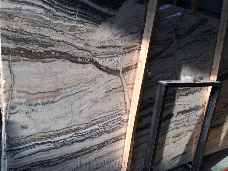 Iran Woody White Travertine Onyx(Honeytraonyx) Slabs & Tiles, Brown Tra Onyx Slabs & Tiles