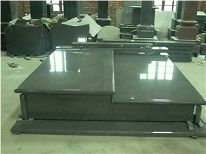 G654 Dark Grey Big Size Tombstone & Monument