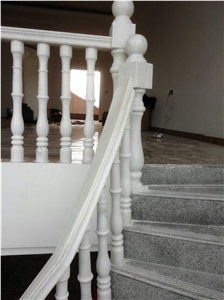 China Crystal White Marble Balustrade & Railings