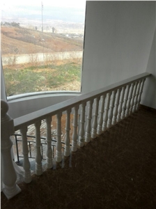 China Crystal White Marble Balustrade & Railings