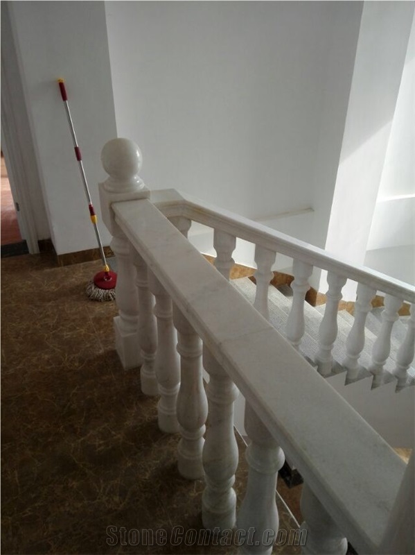 China Crystal White Marble Balustrade & Railings