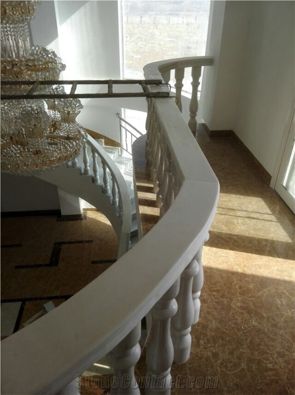 China Crystal White Marble Balustrade & Railings