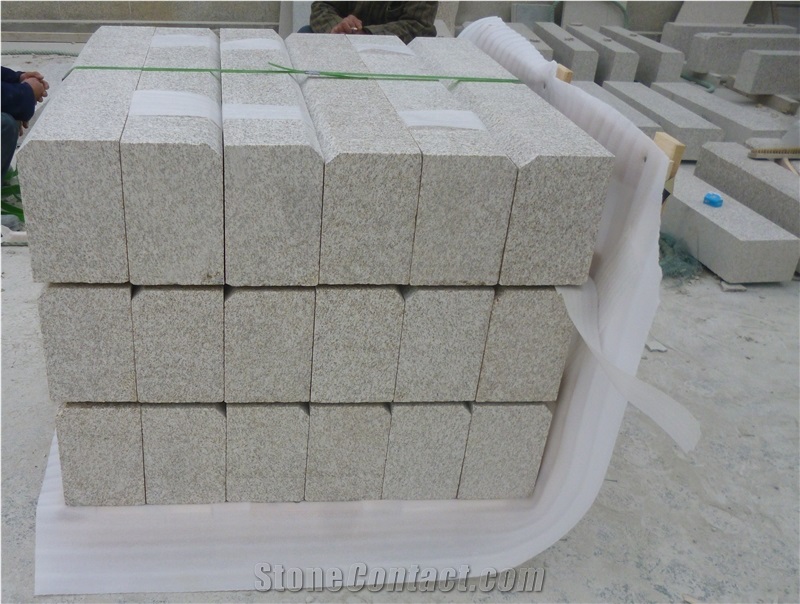 China Gold Granite Kerbstone,Yellow Rust Granite