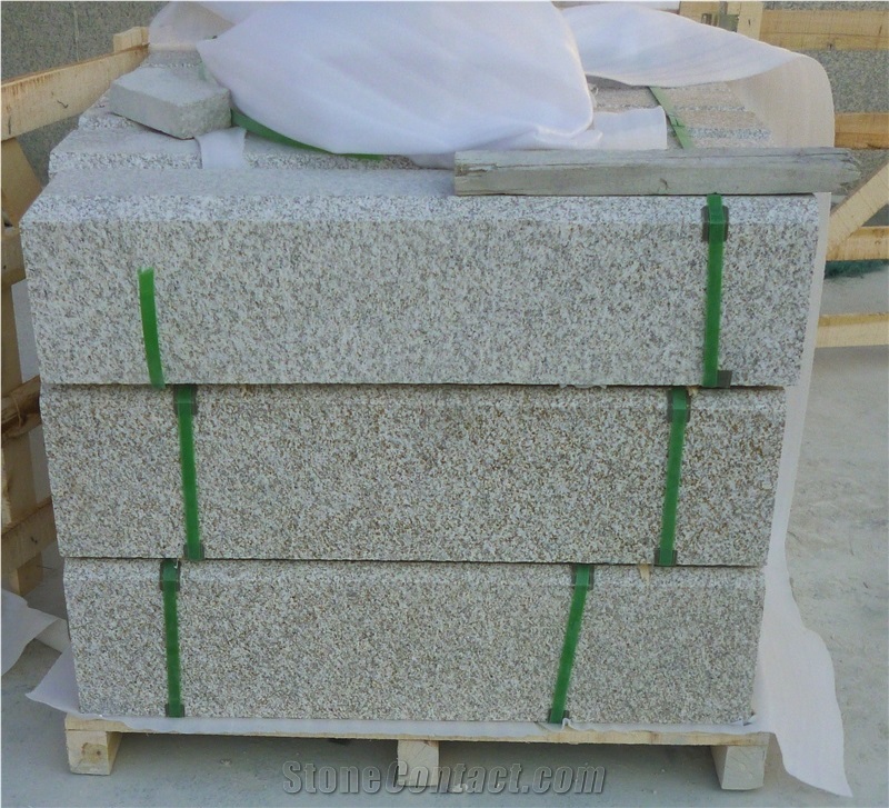 China Gold Granite Kerbstone,Yellow Rust Granite