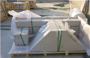 China Gold Granite Kerbstone,Yellow Rust Granite