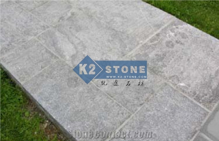 Blue Limestone Silver Valley Slabs & Tiles, China Blue Limestone Tiles