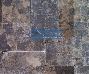 Brown Limestone/Manchu Caviar Limestone/Cappuccino/Bronze Limestone Tiles & Slabs