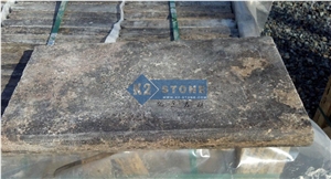 Brown Limestone/Manchu Caviar Limestone/Cappuccino/Bronze Limestone Tiles & Slabs