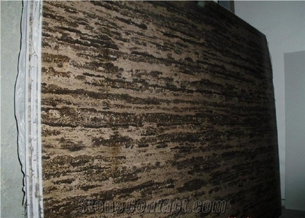 Cappuccino Limestone, China Brown Limestone Slabs