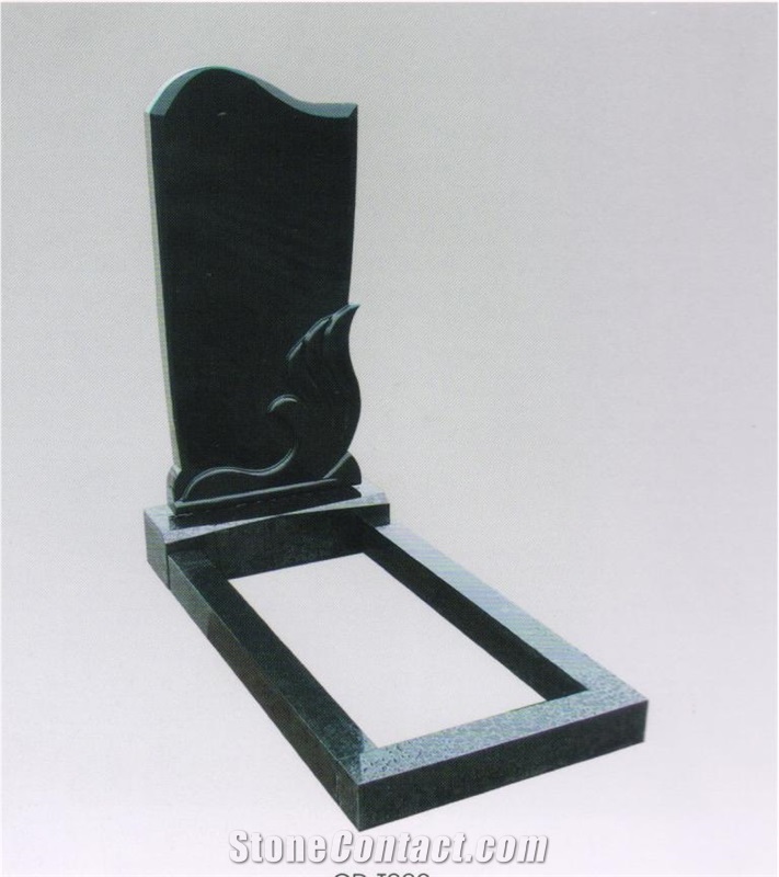 Shanxi Black Granite Western Style Monuments High Quality,China Absolutely Black Granite Tombstone