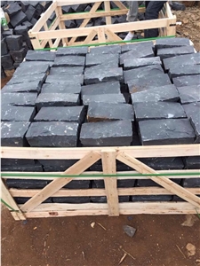 Zhangpu Black Basalt Cube Stone,Cobble Exterior Pavers