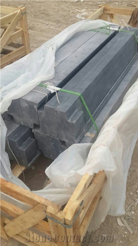 Blue Limestone Cap Stone Pier Caps, Wall Coping