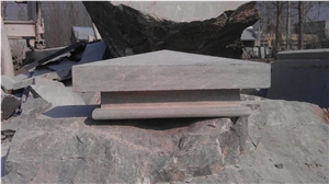 Blue Limestone Wall Coping,Pillar Pier Cap,Wall Caps