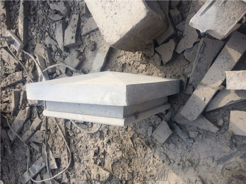 Blue Limestone Wall Heads Pyramide,Special Wall Heads Pier Caps & Quoin