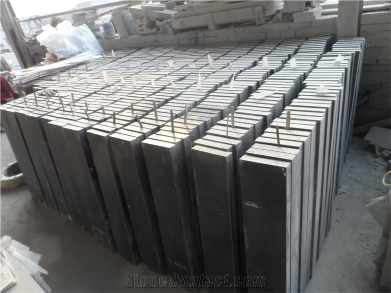 China Black Limestone,Shandong Black Limestone Slabs & Tiles
