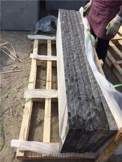 China Black Limestone Step & Stair, Blue Limestone Steps & Stairs ,Outside Steps & Stairs