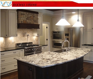 Decatus White Granite Countertop Tiles Retro Design