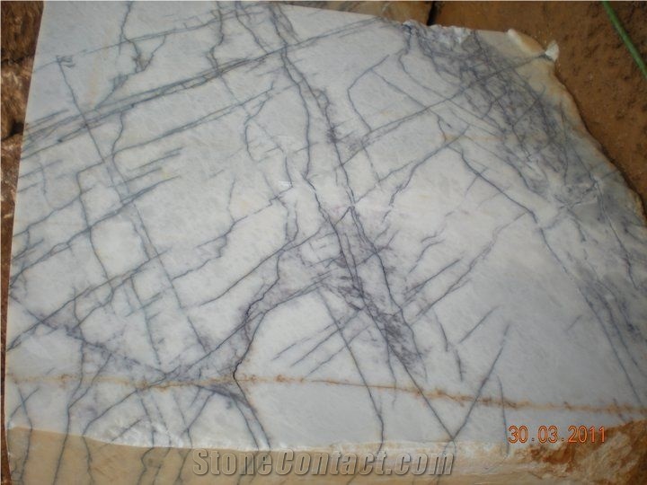 Milas Lilac White Marble Tiles & Slabs, Turkey Lilac Marble