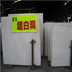Super White Travertine Tiles & Slabs