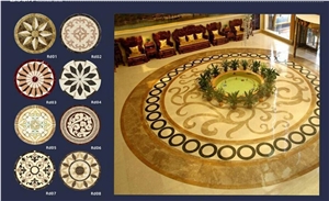 Waterjet Floor Medalion