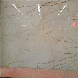 Yellow River Marble with Thick Gold Vein Tiles & Slabs