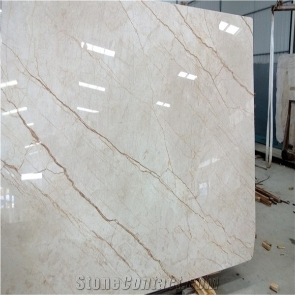 Yellow River Marble with Thick Gold Vein Tiles & Slabs