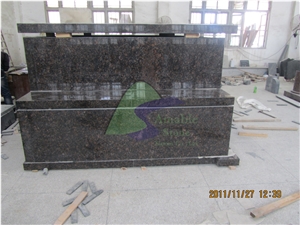 Tan Brown Granite Mausoleum & Columbarium，India Brown Granite