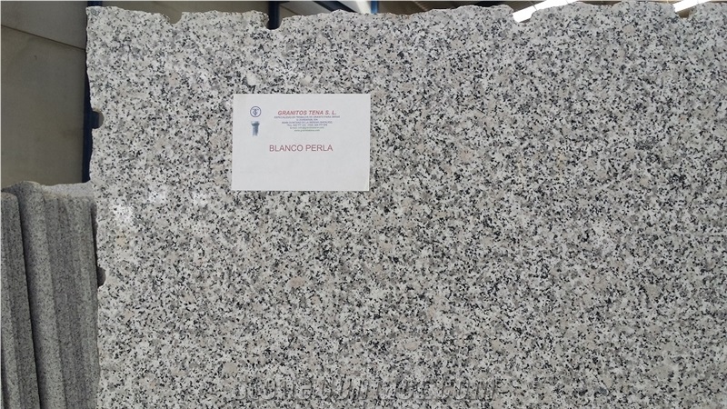 Blanco Perla Granite Slabs & Tiles, White Granite Slabs, Granito Blanco Perla