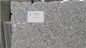 Blanco Perla Granite Slabs & Tiles, White Granite Slabs, Granito Blanco Perla
