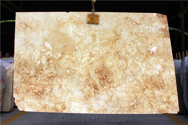Yellow Natural Marble Slabs,Spain Ambar Royal Marble
