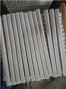 Pretty White Marble Pencil Liners