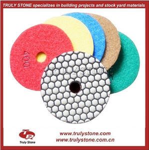 Granite Marble Dry Diamond Polishing Pad