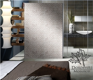 Beige Natural Split Marble Mosaic Tile-3/8"X3/4" Rectangle Pattern Mosaics