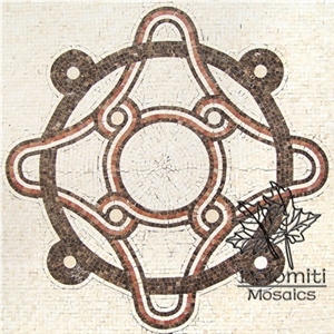 Marble Mosaic Carpet Sf0069 Medallion