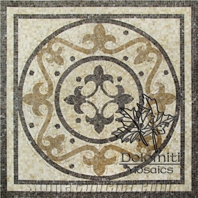 Stone Carpet Marble Mosaic Rug Art Tile Floor Sf158 Medallion