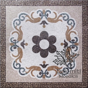 Stone Carpet Marble Mosaic Rug Art Tile Floor Sf169 Medallion