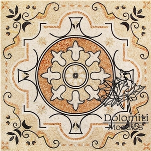 Stone Carpet Marble Mosaic Rug Art Tile Floor Sf175 Medallion