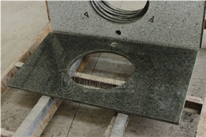 Rainforest Green Granite Vanity Tops