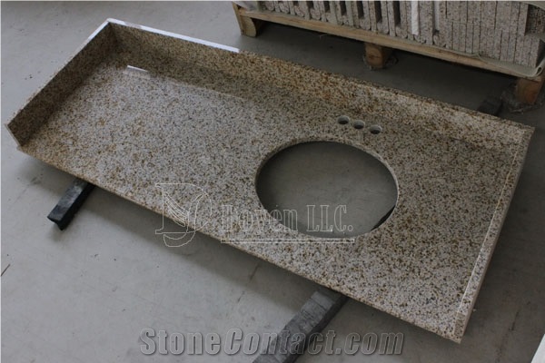 Rusty Yellow Granite Vanity Tops