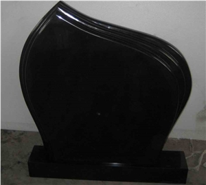 European Tombstone, Shanxi Black Granite