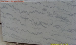 Guangxi White Marble Slab, Tiles