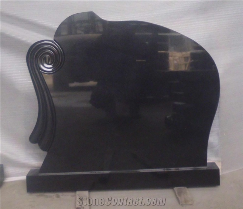 Western Style Tombstone Model M008, Hebei Black