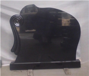 Western Style Tombstone Model M008, Hebei Black